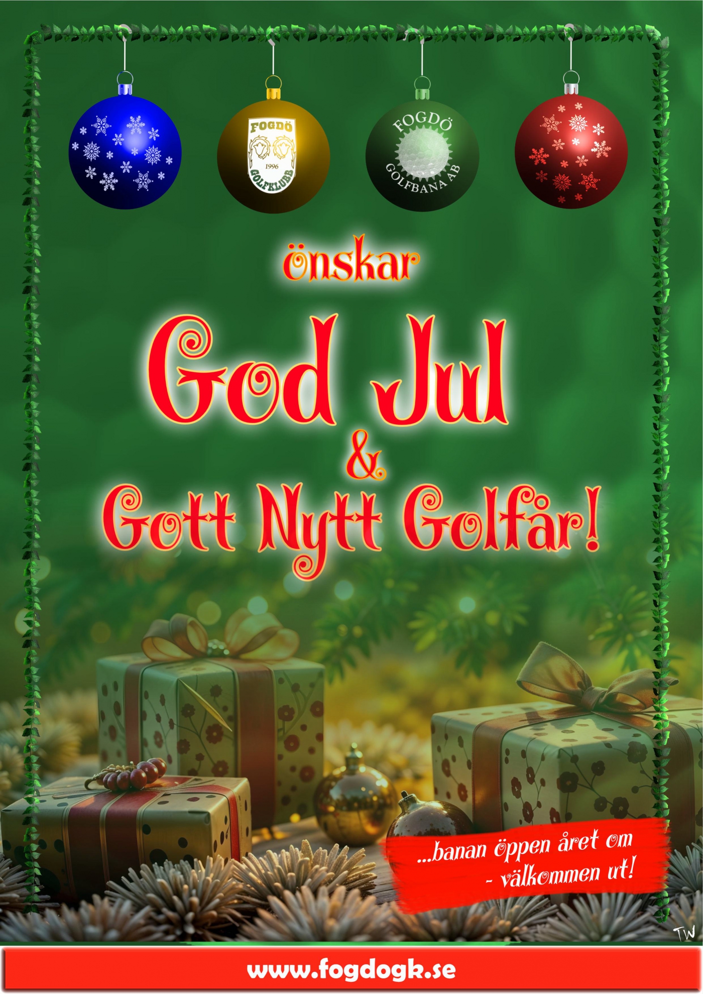 Julhälsning 25 flat